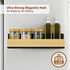 ARIBAGGI 4 Pack 4 8 Magnetic Spice Rack for Refrigerator Strong Magnetic Shelf for Fridge, Large Spice Organizers