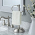 SunnyPoint Heavy Weight Classic Decorative Metal Fingertip Towel Holder Stand for Bathroom, Kitchen, Vanity (Brush