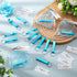 50 Sets Maxcheck Baby Shower Bottle Opener Favors Includes It's a Boy Keychain Blue Bottle Opener Keychains with Thank