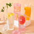 JunVpic Straws,24oz Glass Cups with Lids and Glass Tumbler with Handle Iced Coffee Cup
