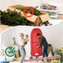 Christmas Tree Cover with Adjustable Straps, Durable Upright Xmas Tree Storage Bag with Zipper for up to 6 Foot