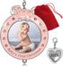 BANBERRY DESIGNS Baby Girl's First Christmas Photo Ornament - 2025 Dated Keepsake Decoration for Newborn Daughter - 3"