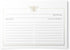 50 Gold Foil Bee Recipe Cards from Dashleigh, Double-Sided, 4x6 inches for Cooking and Baking