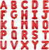 40 Inch Big Red Letter Balloons, Foil Mylar for Wedding, Birthday, Bridal Shower Decoration