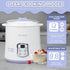Party Desserts 2 (2 Party Dessert Electric Greek Yogurt Maker Machine with Strainer, Automatic Yogurt Maker for Home