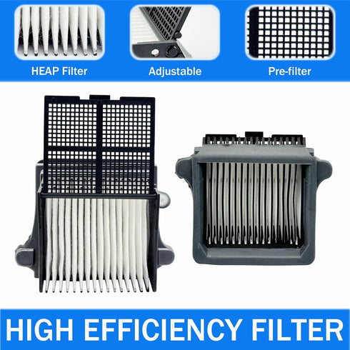 Brush Rollers and Filters Replacement for Tineco iFLOOR 5 Breeze Complete Vacuum Cleaner, 2 Brush Rollers + 2 Filters