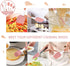 Silicone Kitchen Cooking Utensils Set, 5 Pcs Heat Resistant Spatula Set for Baking, Nonstick Cookware, Dishwasher Safe