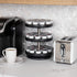 Mind Reader Single Serve Coffee Pod Carousel, 45 Pod Capacity, Countertop , Breakroom, 9.5" L x 9.5" W x 11.75" H, Black