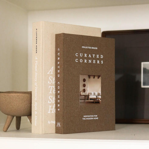 Decorative Books for Home Decor - 2 Linen Fake Books for Decorating