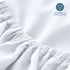 Bare Home Full Size Fitted Bottom Sheet - Premium 1800 Microfiber - Ultra-Soft Hotel Luxury - Deep Pocket - White