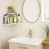 Rustic White Corner Shelf by SRIWATANA - Perfect for Any Room