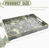 Stylish Seaweed Serving Tray with Handles for Home Decor