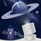 Planet Projector Night Light for Bedroom,Starry Galaxy Light Projector with Bluetooth Speaker,White