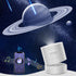 Planet Projector Night Light for Bedroom,Starry Galaxy Light Projector with Bluetooth Speaker,White