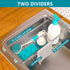 14.5" 22", Over The Kitchen Sink Caddy Sponge Holder Organizer Drying Rack Expandable for Sponge Brush Soap Dish Cloth