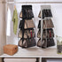 Lirex Handbag Hanging Organizer, 8 Pocket Purse Storage Hanger, Foldable Oxford Cloth Closet for Family Bedroom, Black.