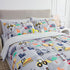 Sets 6 Set Set, Mooreeke Kids Twin Comforter for Boys Pieces Excavator Grey Bedding for Teens Soft Microfiber Kids Bed