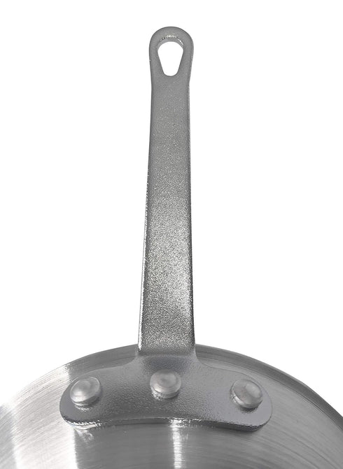 Update International Aluminum Fry Pan, 12in Uncoated, Silver