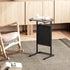 28.3" BG40SF01 HOOBRO C Shaped End Table, Side Table for Small Spaces, Couch Table with Storage Bag, Slide Under Sofa