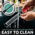 Lemon Zester & Parmesan Cheese Grater - Premium Citrus Grater with Bonus Cleaning Brush & Glove