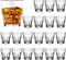 QAPPDA Shot Glass Set | Heavy Base Whiskey Shot Glasses, 4.5oz | Mini Glass Cups for Liqueur, Tequila, Vodka | Set of 20