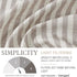 24 Inch 2 Vangao Stripe Farmhouse Kitchen Curtains Length Linen Cafe Curtains Tickingstripe Tier Drapes Pinstripe