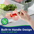 Pantry Organizers and Storage Bins, Stackable Clear Bins for Kitchen and Freezer, Multi-Purpose Kitchen Storage Bins -