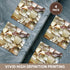 3dRose Florida Seashells II Ceramic Tile Coasters, Set of 4, CST_40854_3