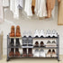 STORAGEIDEAS Closet, 3 Shoe Rack, Expandable Shoe Storage Organizer for Tier Metal Shoe Rack for Entryway, Adjustable