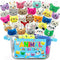 PPXMEEUDC 32 PCS Mini Plush Animals Toy Set Stuffed Keychain Party Favors with