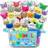 PPXMEEUDC 32 PCS Mini Plush Animals Toy Set Stuffed Keychain Party Favors with