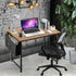 Small Desk for Small Spaces: DLisiting Student Kids Study Writing Computer Table, Rustic 30-31 Inch