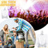 Seeloowy 100 (5 oz) Pcs Plastic Pouches Bulk Clear Juice Bags Squeeze Pouches Plastic Leak Proof Bags with Funnel