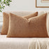 EMEMA Pack of 2, 12 x 20 Inch, Textured Boucle Throw Pillow