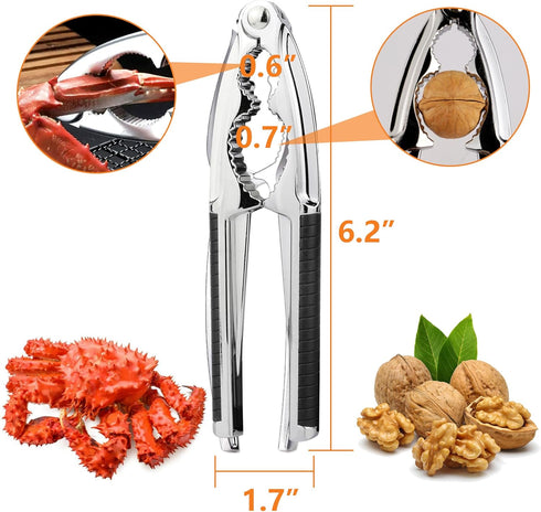 3 Set, Set, Crab Crackers and Tools, Pcs Crab Crackers with Non-slip Handle, Lobster Crackers and Tools, Seafood Tools