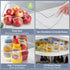 26" 4 Packs, 1/8 Leeden Lazy Susan Organizer for Diameter Corner Lazy Susan, Plastic Kitchen Cabinet Storage Bins