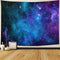 Lahasbja Galaxy Tapestry, Blue Starry Sky Universe Space Wall Hanging, Mysterious Nebula Stars Backdrop