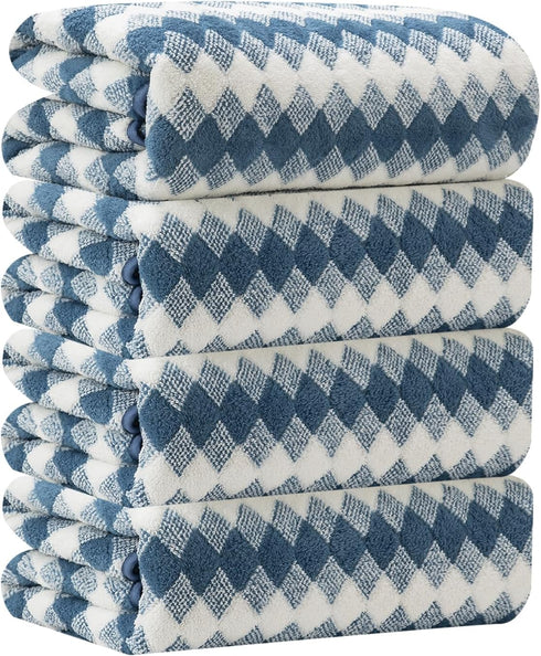 2Pcs 16"x31" Set Set Hand Towel Towel for Bathroom,Highly Absorbent Quick Dry Face Towel for Daily Use,Soft Microfiber