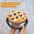 Beasea Mini Tart Pans for Baking - 2pcs 8 Inch Non Stick Carbon Steel Tart Pan with Removable Bottom for Quiche Pie