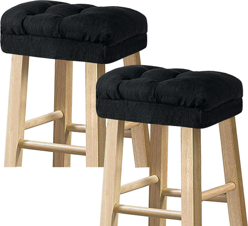 Sunlit Bar Stool Covers - Set of 2 Rectangle Bar Stool Seat