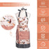 Lovely Flower Pattern Retro Aprons with Large Pockets for Women Girls Cooking Kitchen Bakery Gift