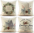 Christmas Pillow Covers 20x20 inch Set of 4, Farmhouse Decorative Throw Pillow Cover for Winter Holiday Décor