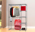 Simple Houseware Mesh Pop-Up Laundry Hamper Basket, Red - 2 Pack with Side Pocket