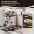 2 Pack 2 (13.2" 17.2") ADBIU Under Sink Organizer, Tier Expandable Height - Pull out Kitchen Bathroom Cabinet