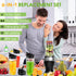 Blender Replacement Parts for Ninja, 3 Pack 16oz Cups with To-Go Lids for Nutri Ninja Compact Personal Blender