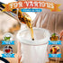 5.3" Large Thai Tea Strainer - Ultra Fine Mesh Cloth Strainer with Stainless Steel Handle, Reusable Coffee & Tea Filter