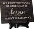 Wooden Wedding Memorial Plaques for Loved Ones Lost in Memory, We Know You Would Be Here Today Table Sign