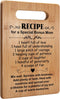 Popular Birthday Gifts for Bonus Mom: Cutting Board Gift from Daughter Son, Cute Bonus Mom Gifts