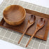 AOOSY Wooden Soup Spoons, 6 Pieces 7.84 Inches Japanese Ramen Spoons, Round Nanmu Wood Long Handle for Kitchen
