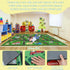 4x6 Tinideya Kids Playmat Rug ft, Non-Slip Rubber Backing Traffic Road Playmat, Cars Play Mat for Toddler Children